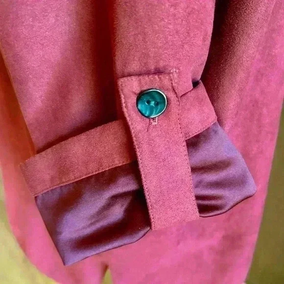 FROM LUXURY DESIGNER CAROLINE ROSE: SUEDE-LIKE BLOUSE AND/OR JACKET, SIZ… - Picture 4 of 6